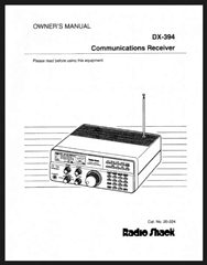 Realistic DX-394 manual